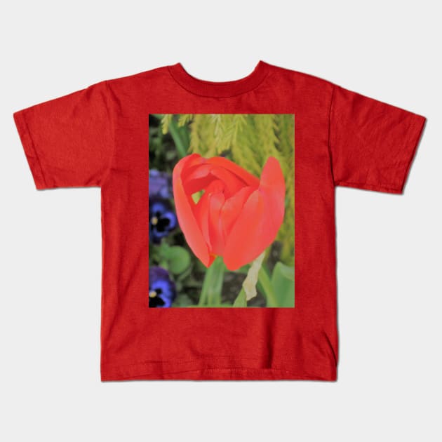 Bright and Blooming Kids T-Shirt by TomikoKH19